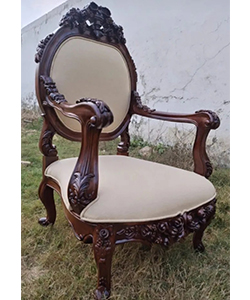 Image of Carved Designer Chair