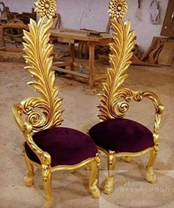 Image of Carved Designer Chair