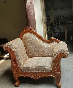 Image of Carved Designer Chair