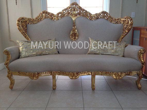 Carved sofa
