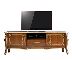 Images of Wooden curved TV Stand